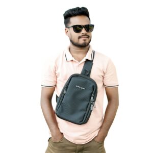 Arctic Hunter Pro Black Crossbody Chest/Waist Bag