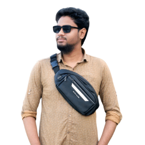 Arctic hunter Black White Chest/Waist Bag V2