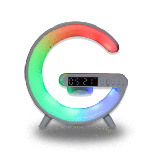 G Shape Google LED Wireless Charging RGB Bluetooth Speaker