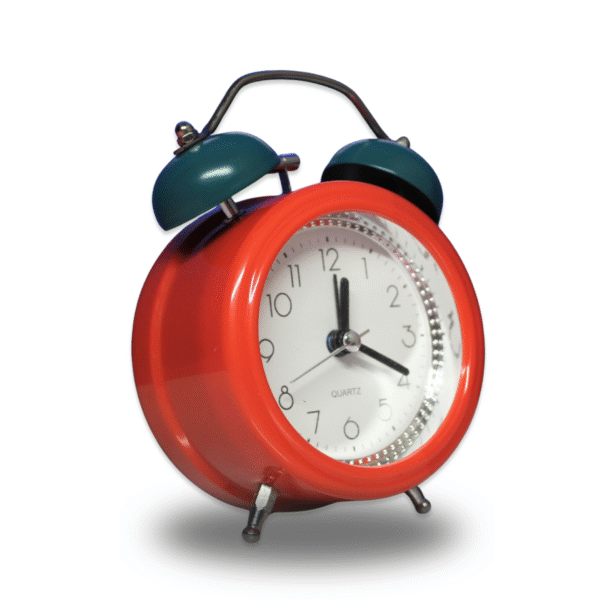 Wake Up Table Twin Bell  Alarm Clock Red/Green Color - Image 4