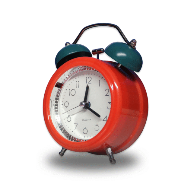 Wake Up Table Twin Bell  Alarm Clock Red/Green Color - Image 3