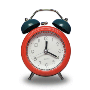 Wake Up Table Twin Bell  Alarm Clock Red/Green Color