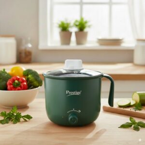 Multifunctional Prestige Mini Cooker Dark Green Color