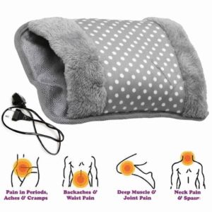 Electric Hot Water Bag -Instant Pain Relief Ash Color